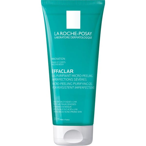 La Roche Posay Effaclar Gel Micropeeling - 200 ml - Nettoyant exfoliant anti-imperfections