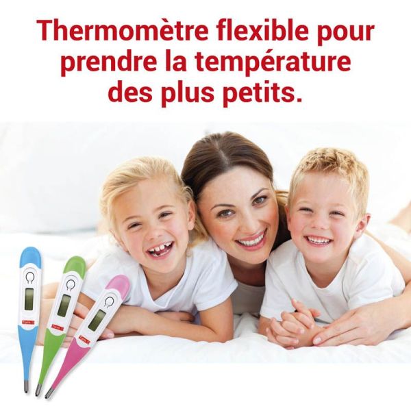 Torm Thermomètre Flexible MT- 403S - Coloris aléatoire - Mesure de la température rectale, orale ou axillaire