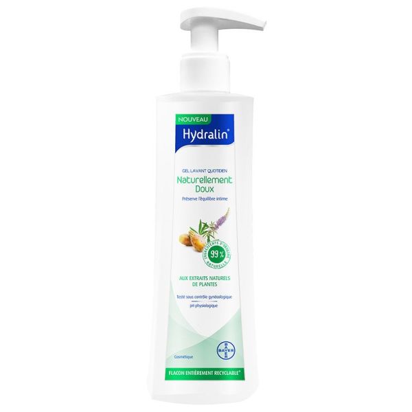 Hydralin Gel Lavant Intime Quotidien Naturellement Doux - 400ml
