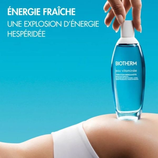 Biotherm Eau Vitaminée Vibration Bergamote 100 ml - Sillage énergisant et fraîcheur immédiate