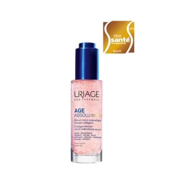 Uriage Age Absolu Sérum Micro-Redensifiant Booster Collagène 30 ml - Lisse, repulpe, raffermit