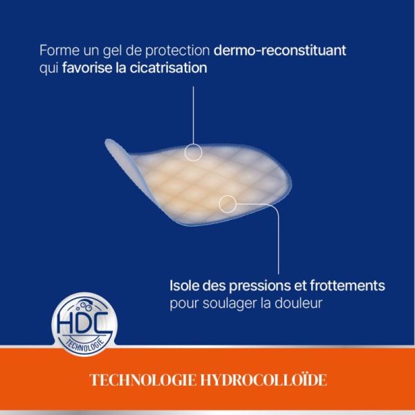 URGO Ampoules Extrême Pansements Grand Format - 5 Pansements