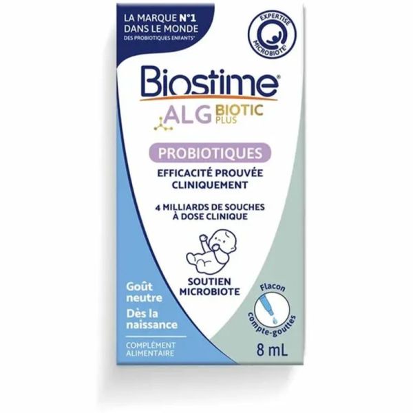 Biostime ALG Biotic Plus 8ml – Équilibre du microbiote dès la naissance