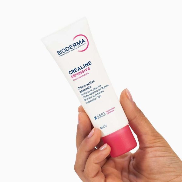 Bioderma Créaline Défensive Crème Active Apaisante 40 ml – Crème de jour protectrice et fortifiante peaux sensibles