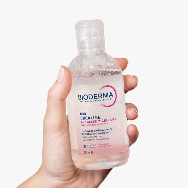 Bioderma Créaline AR + Gelée Micellaire 250 ml – Nettoyant démaquillant anti-rougeurs et apaisant