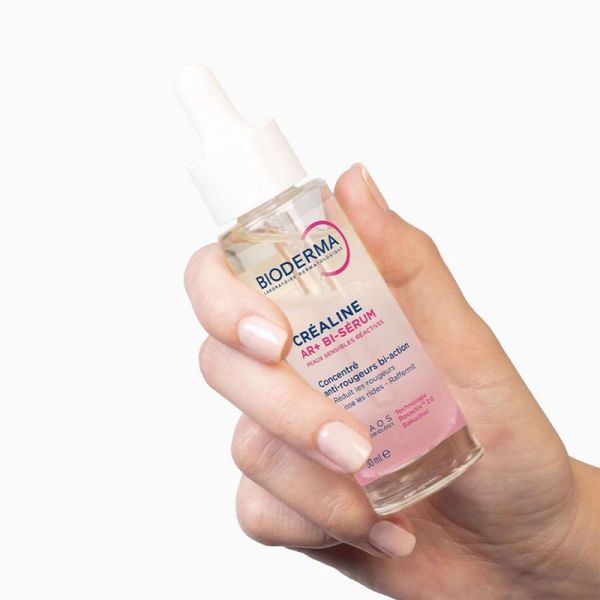Bioderma Créaline AR + Bi-Sérum 30 ml – Concentré double action anti-rougeurs et anti-âge