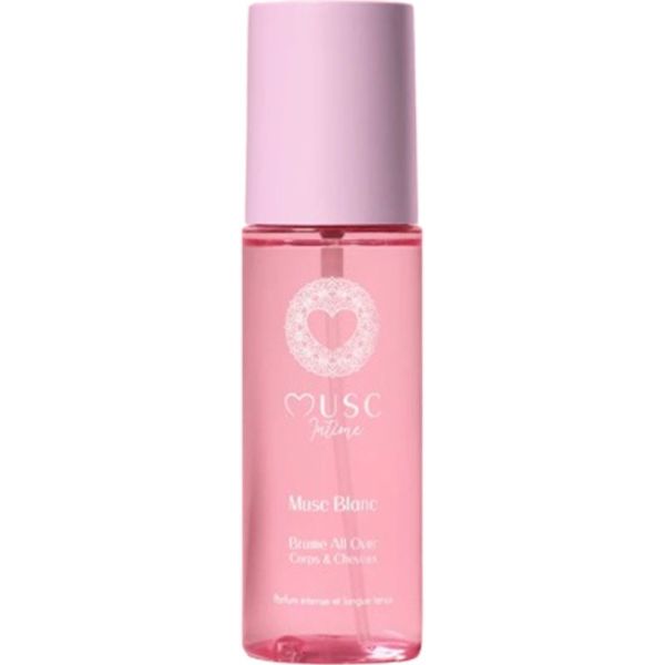 Musc Intime Brume All Over Corps & Cheveux au Musc Blanc Flacon 100 ml – Voile de pureté et hydratation