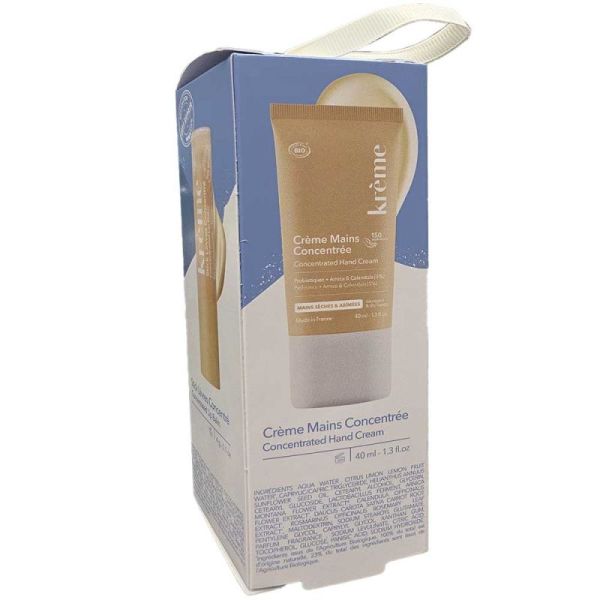 Krème Coffret Duo Réparateur Mains Lèvres - Crème mains 40 ml + Stick lèvres 4 g - Nutrition et réparation