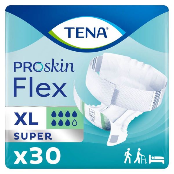 Tena Flex ProSkin Super - Taille XL - 30 protections