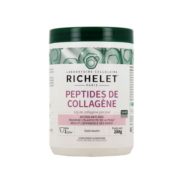 Richelet Régénération de la Peau - 288g - Peptides de Collagène, Acide Hyaluronique