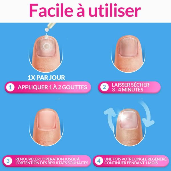 Excilor Sérum Ongles Régénérant  - 10ml - Répare & Protège Les Ongles Abîmés