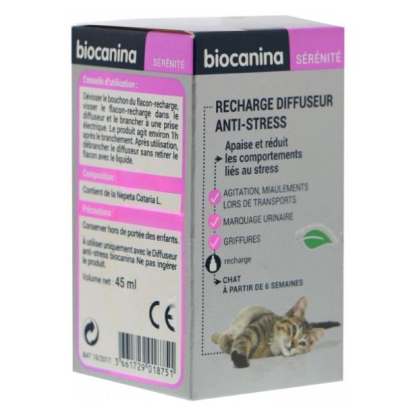 Biocanina Sérénité Recharge Diffuseur Anti-Stress 45ml