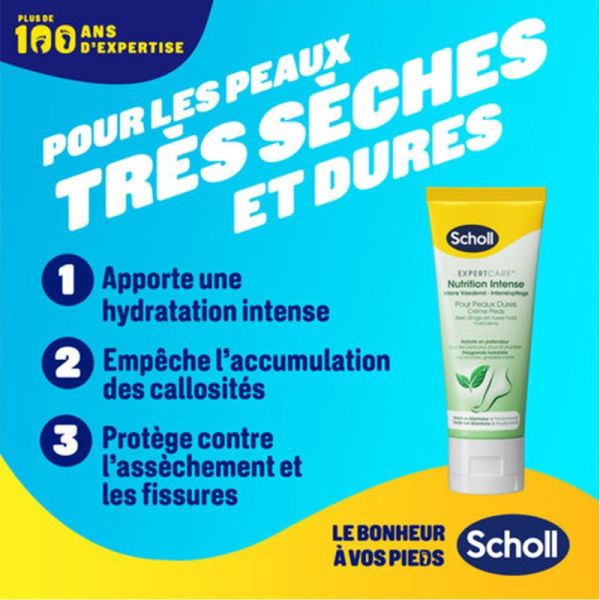 Scholl Crème Nutrition Intense Peaux Très Sèches 150ml – Réparation et douceur