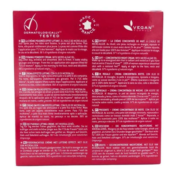 Nuxe Merveillance Lift Offre Rides & Fermeté Crème Poudrée 50 ml + Crème de Nuit 15 ml - Un rituel anti-âge complet pour lisser les rides