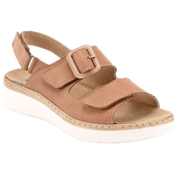 Gibaud CHUT Gela Havane - Chaussures Confort Femme Pieds Déformés