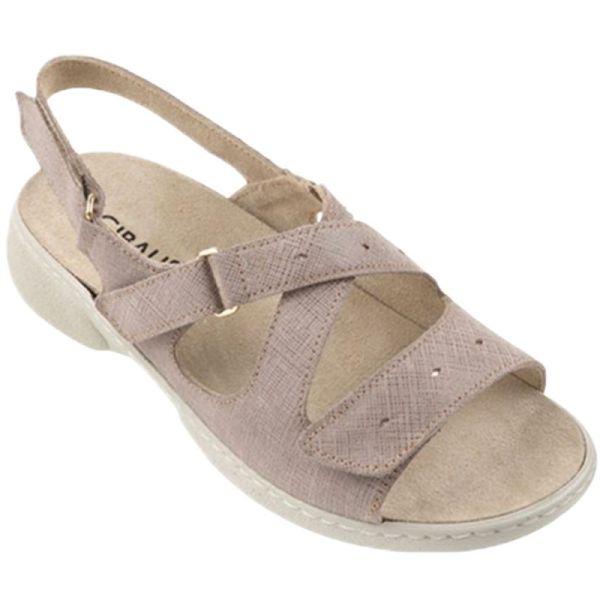 Gibaud CHUT Bisentina Beige - Chaussures Confort Femme Pieds Déformés