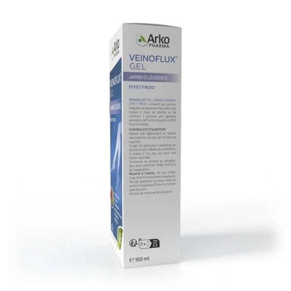 Arkopharma Veinoflux Gel Effet Froid 150ml - Jambes Légères