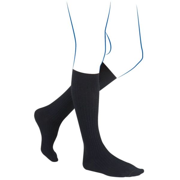 Thuasne Venoflex Fast Laine Chaussettes de Contention Homme Classe 3 Long – Thermorégulation et confort