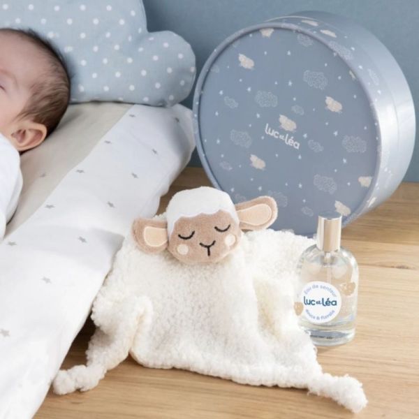 Luc et Léa Mon Coffret Naissance Doudou et Eau de Senteur - Coffret doudou et eau parfumée