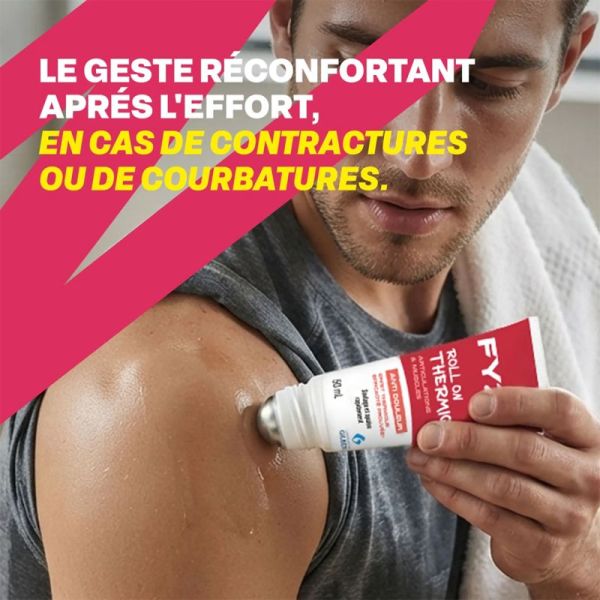 Gilbert Fyzio Roll-on Thermique 50ml – Soulagement des douleurs musculaires