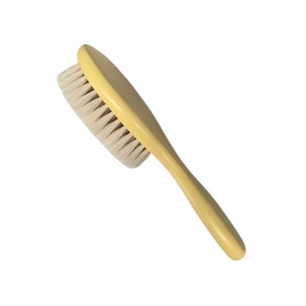 Cartel Brosse Cheveux - Pour Bébé - Couleur Jaune - 1 pièce - Poils Ultra-Doux