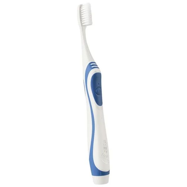 Inava Power Brosse à Dents Electrique Bleu - Brosse en douceur, favorise le nettoyage interdentaire