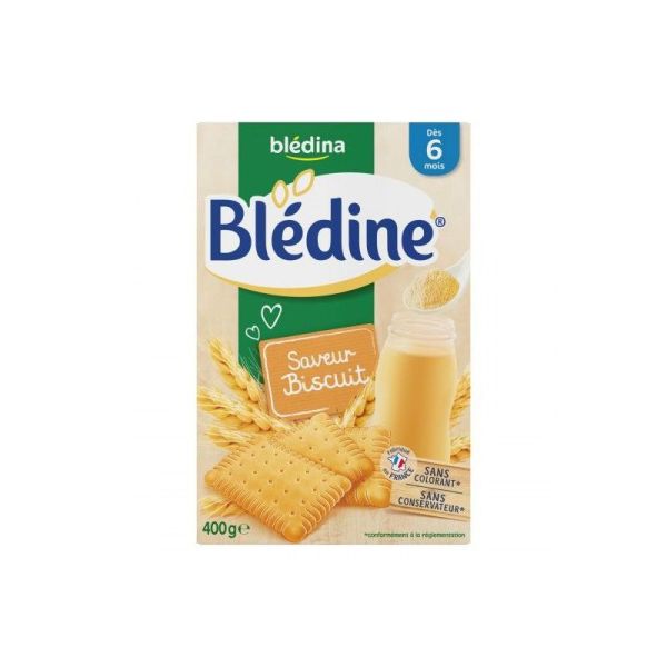 BLEDINE SAVEUR BISCUIT 400 g - Céréales Instantanées pour Nourrissons - Dès 6 Mois