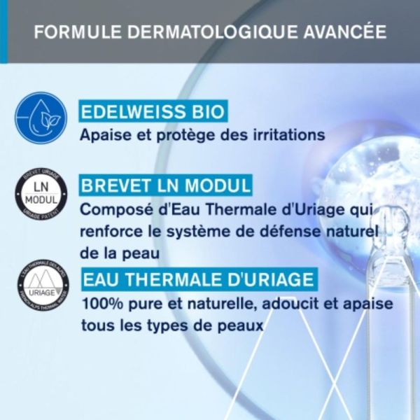 Uriage Lait Démaquillant 250 ml - Démaquille et renforce la défense naturelle de la peau