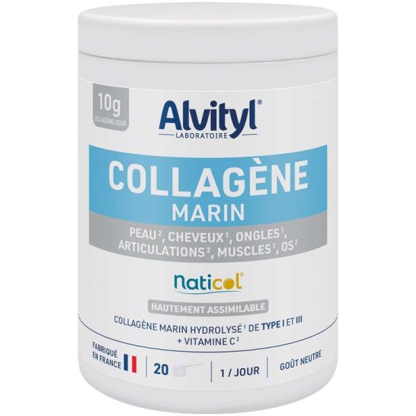 Alvityl Collagène Marin Hydrolisé de Type 1 & 3 - 210g