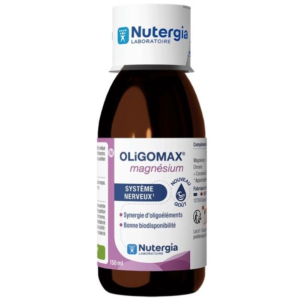 Nutergia Oligomax Magnésium Fatigue & Système Nerveux - 150ml