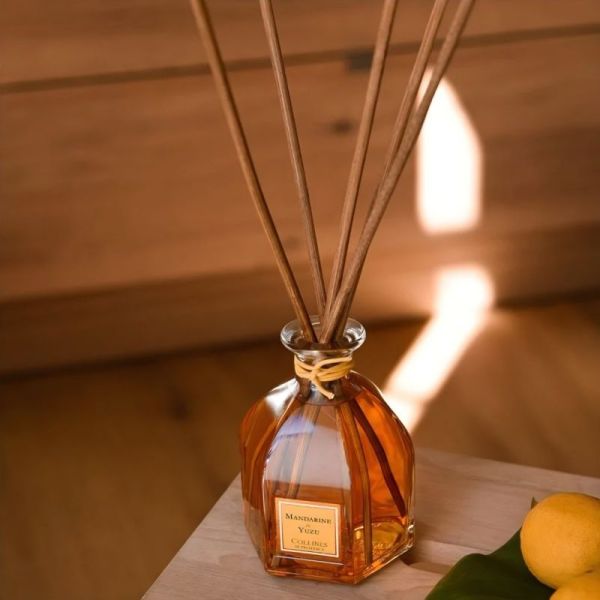Collines de Provence Bouquet Parfumé Mandarine & Yuzu 500ml – parfum d’intérieur frais et énergisant