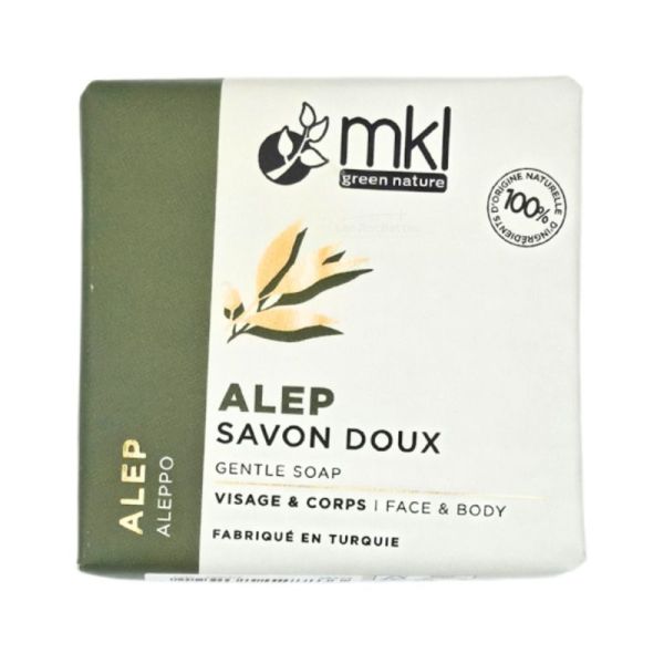 MKL Green Nature Alep Savon Doux 100 g - Nettoyage en douceur du visage et du corps