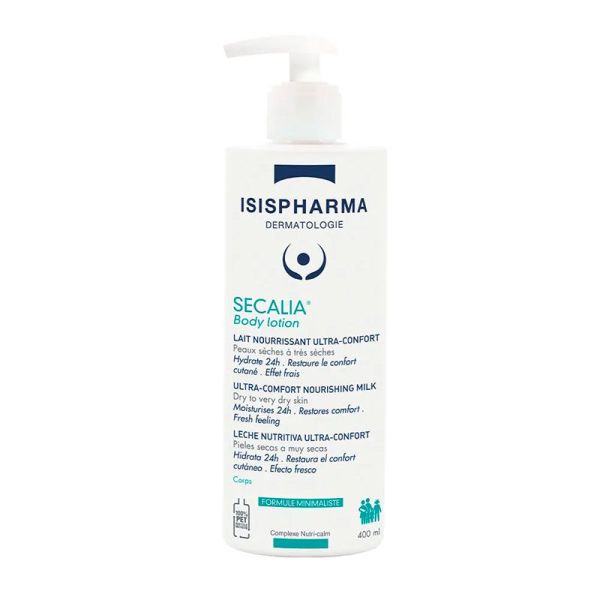 Isispharma Secalia Lait Nourrissant Ultra-Confort - Peaux Sèches à Très Sèches - 400ml