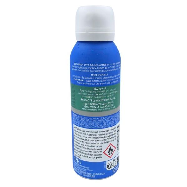 Somatoline Cosmetic Brume Drainante Body Dren Cryo Brume Jambes 100 ml - Effet froid immédiat et action drainante intensive