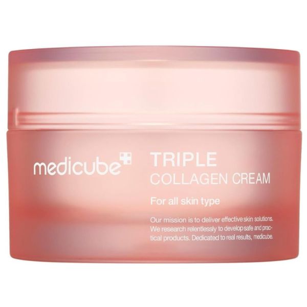 Medicube Triple Collagen Cream 4.0 Crème Visage Coréenne Ultra-Hydratante & Repulpante - 50ml