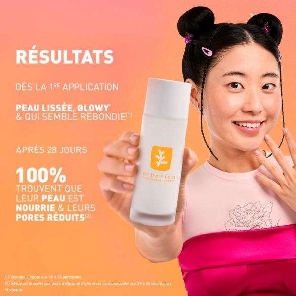 Erborian Triple Care BB Milk 75 ml - Soin concentré 3-en-1 pour un effet peau de bébé