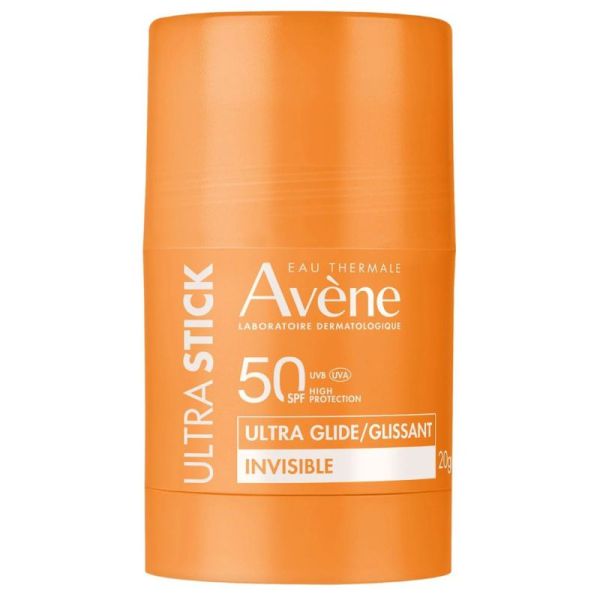Avène Ultra Stick Protection Solaire Zones Sensibles SPF50 Invisble - 20g