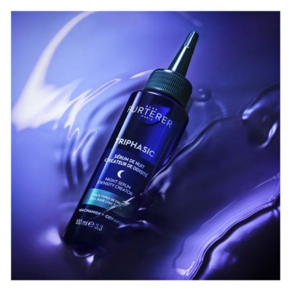 René Furterer Triphasic Sérum de Nuit Créateur de Densité 100 ml - Stimule la croissance et densifie la chevelure