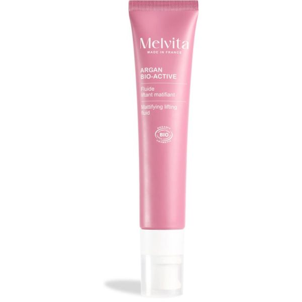 Melvita Argan Bio Active Fluide Liftant Matifiant 40ml – Fermeté et matité