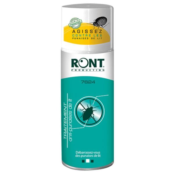 Ront Traitement Anti Punaise de Lit en Aerosol 400ml – Assainissement de l'interieur