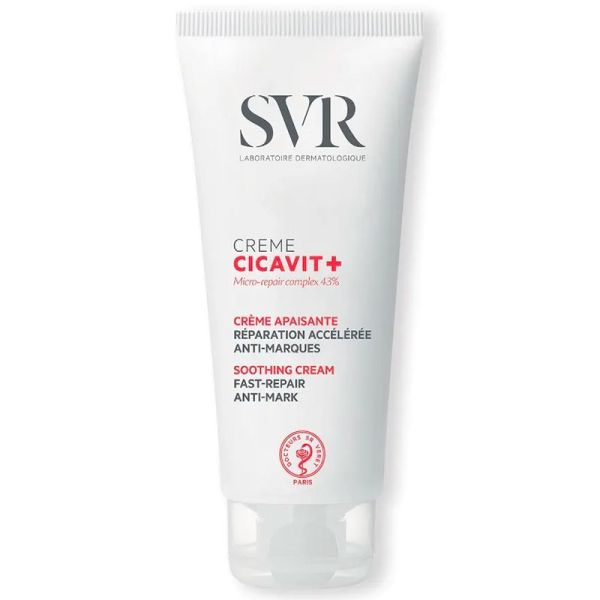 SVR Cicavit+ Crème Apaisante - 100 ml - Répare, apaise et protège les peaux fragilisées
