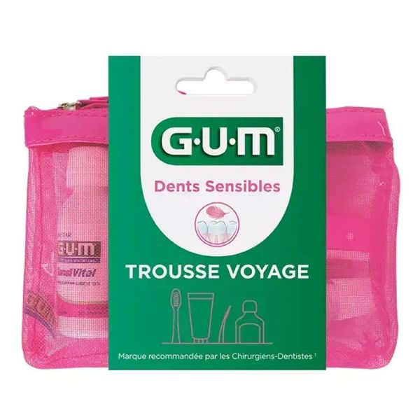 Gum Kit De Voyage Dents Sensibles - Trousse de voyage, autorisé en avion