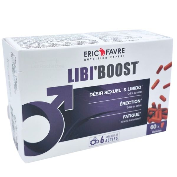 Eric Favre Libi'Boost 60 gélules - Désir sexuel, libido et érection