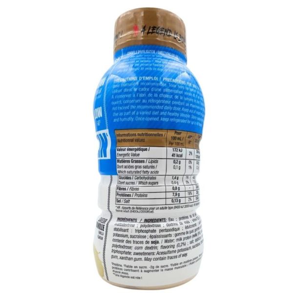 Eric Favre Shake Protein Saveur Vanille 320 ml - Boisson hyperprotéinée pour le développement musculaire
