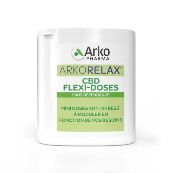 Arkopharma Arkorelax CBD Flexi-Doses - 60 Mini Comprimés Sublingaux