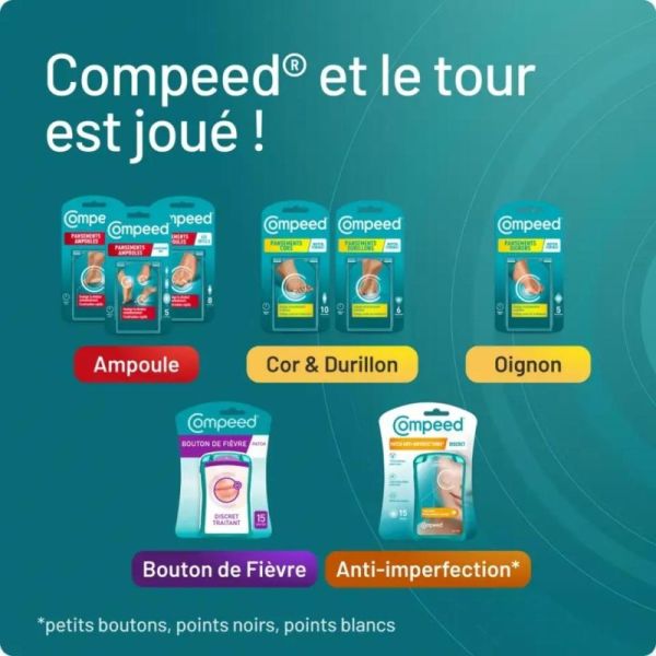 Compeed Stick Anti-Ampoules - Protection invisible contre les frottements