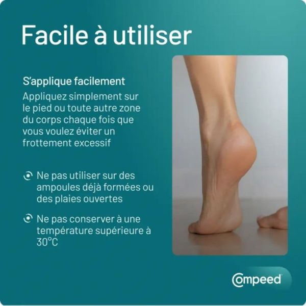 Compeed Stick Anti-Ampoules - Protection invisible contre les frottements
