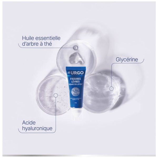 Urgo Filmogel Fissures Lèvres Comble, Répare & Protège - 7ml