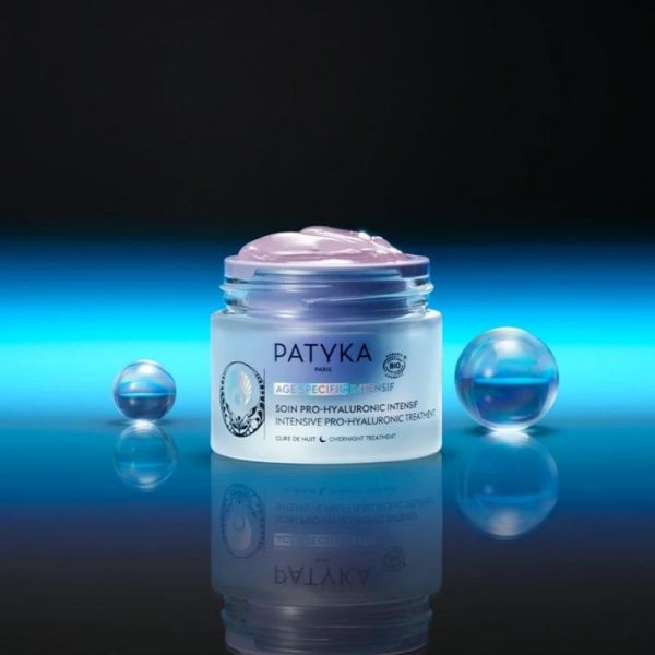 Patyka Soin Pro-Hyaluronic Intensif 50 ml - Cure de nuit repulpante aux 3 acides hyaluroniques