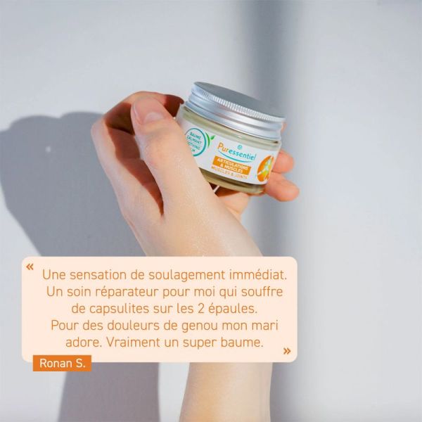 Puressentiel Articulations & Muscles Baume Calmant aux 14 Huiles Essentielles 30 ml – Soin nourrissant décontracturant